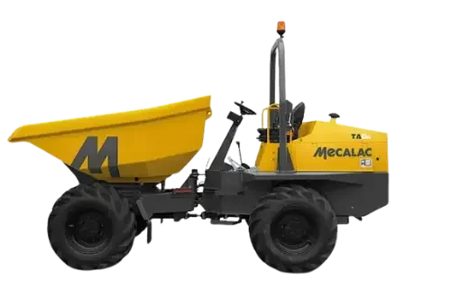Dumpers mecalac 6t swivel dumper