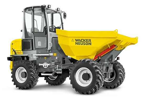Dumpers wacker dw60 cabbed dumper 6t cabbed dumper